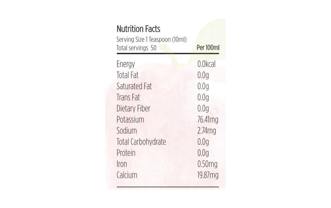 Farm Naturelle Apple Cider Vinegar with the mother   Glass Bottle  500 millilitre